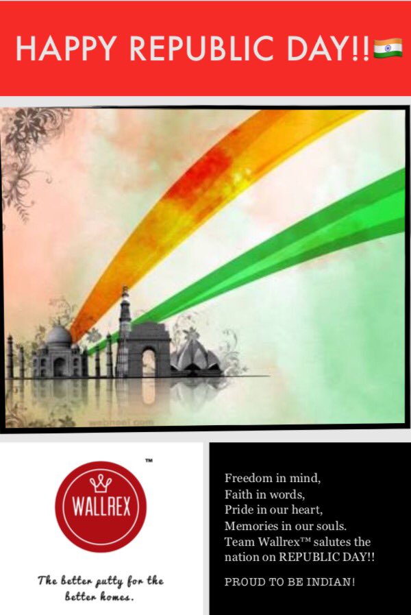 Wallrex1's tweet photo. Proud to be Indian! #RepublicDay https://t.co/Np5gz7HZqv