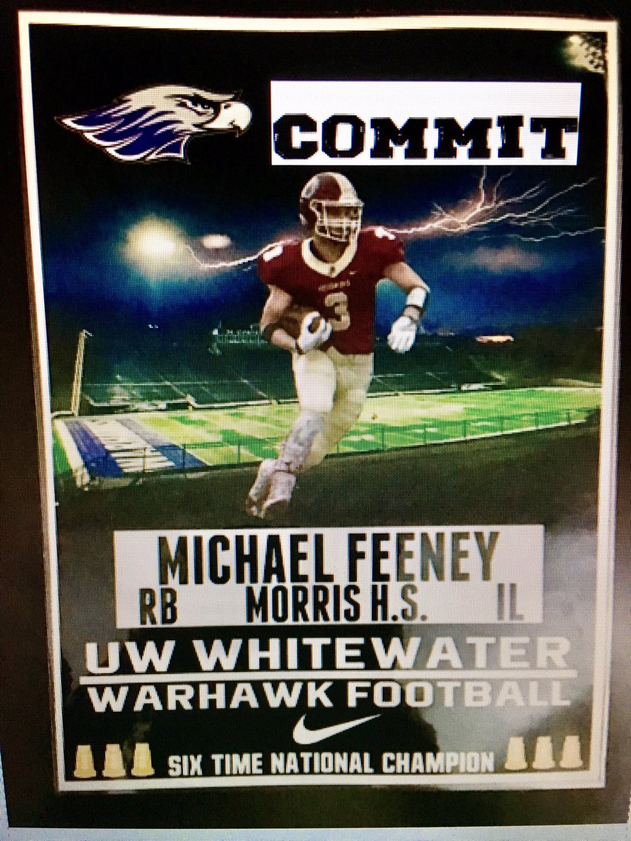 feeneyboy3's tweet photo. Excited to announce that I have officially committed to Wisconsin Whitewater University. Can't wait to see all that's to come! https://t.co/BlurRqRNlS