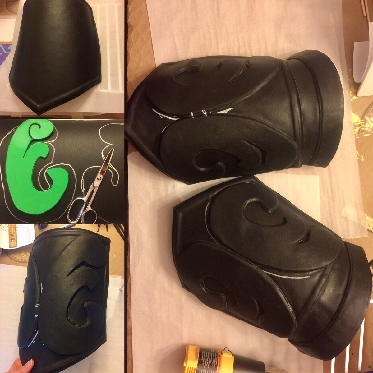 Houston, we have hip armor. Going to bed with a smile on my face. #zeldacosplay #cosplay #tkdgrl #worbla #zeldahyrule #worblaarmor #zelda