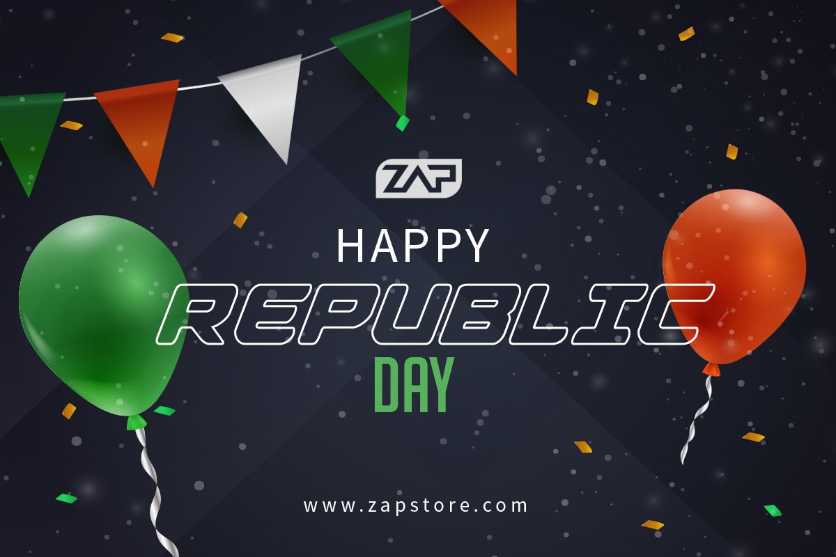 zap_store's tweet photo. Happy Republic day ! @zap_store Proud to be Indian ! https://t.co/OWtw2wDKNP