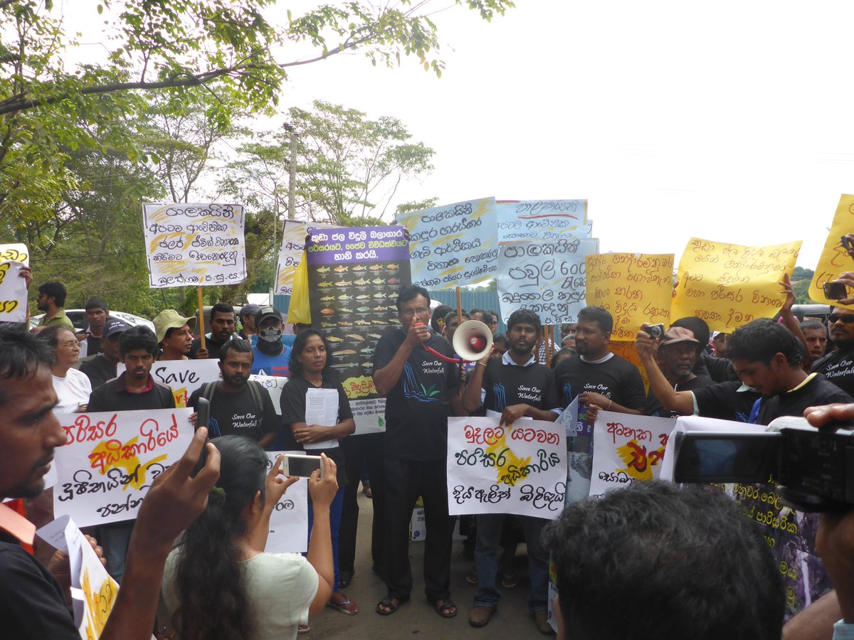 Say No to Mini hydro -   Campaign 25-01-2017 Colombo