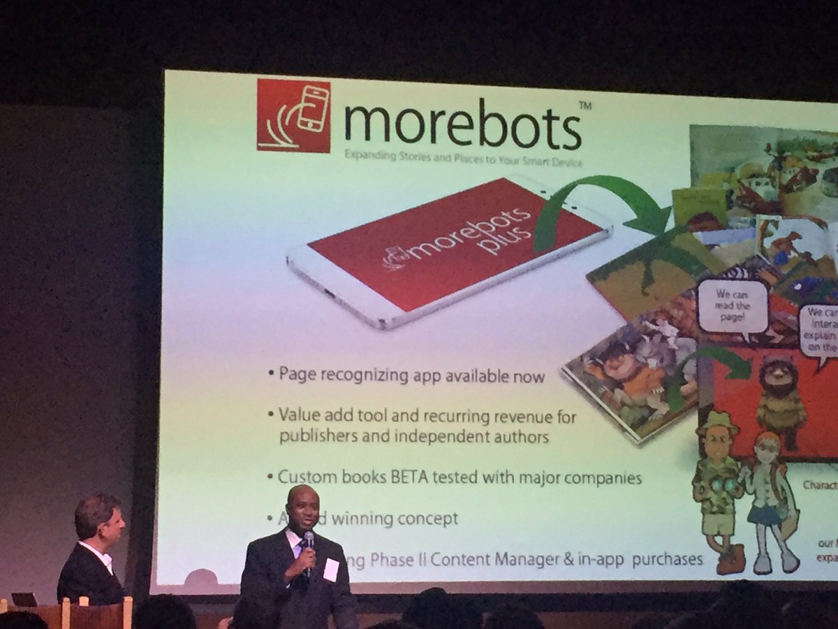 TiEoregon's tweet photo. James from @MorebotsBooks telling his story -/ so excited to see these books come to life! #tieconnw https://t.co/UdHv6Lphv9