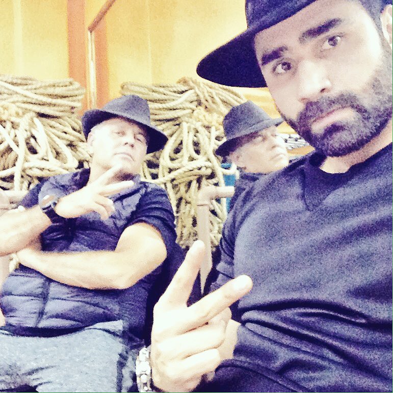 MarcosMonteroL's tweet photo. En ensayo de @AventureraMx con mi hermano @ayalaalexis #Pacomio y #ElRana Próximo estreno 14 de Febrero #showtime #takingcareofbusiness https://t.co/qrN9w89rHF