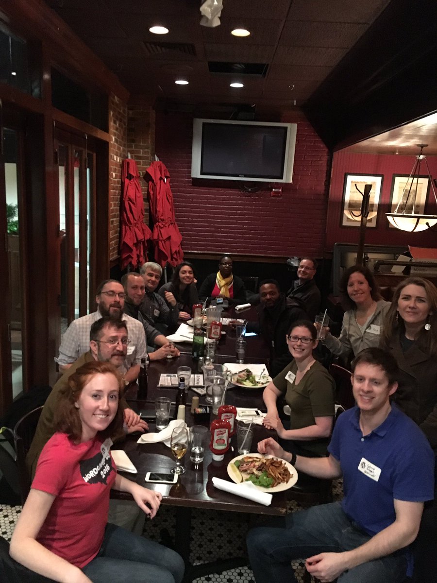 TaraClaeys's tweet photo. Thanks to all who attended the inaugural Arlington/NoVa @WordPress Meetup! It looked like there were a million and a half attendees! https://t.co/HTkVHgwpI7