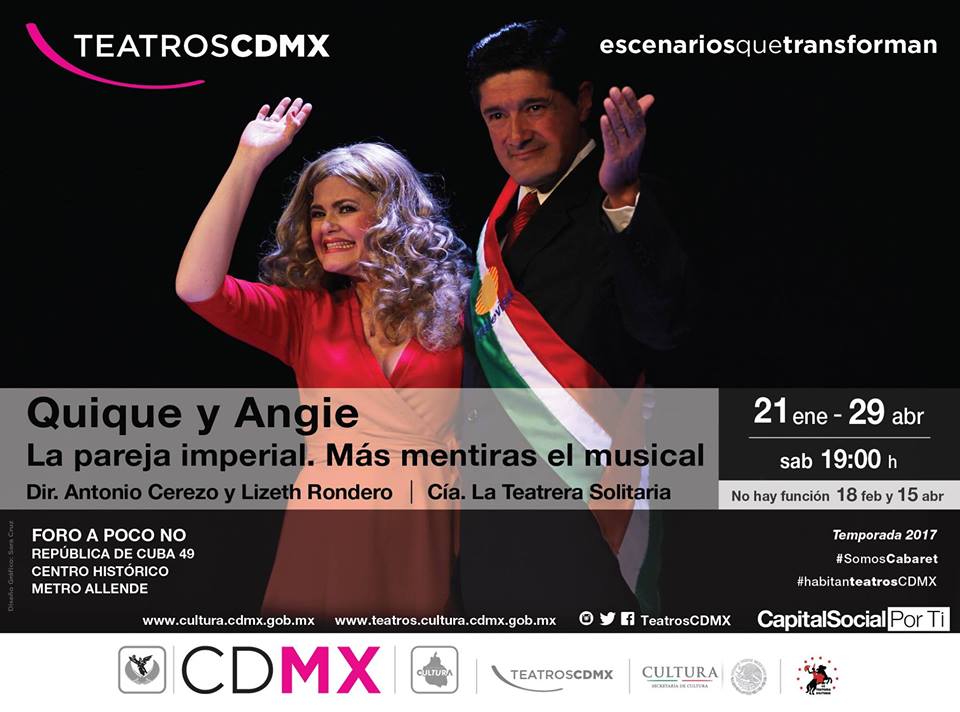 re_probado's tweet image. Mañana 5pm en @dfvincularte x @codigodf el elenco de #QuiqueYAngie con temporada en #ForoAPoco No @TeatrosCDMX