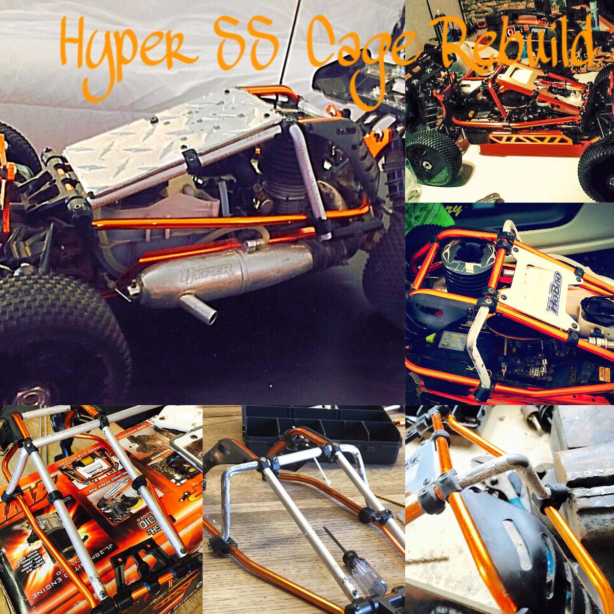 HondadashrcFilm's tweet photo. MY OFNA Hyper SS Custom Cage Build #rccarcage #RC #Ofnahyperss #ofna https://t.co/s3xa6j0nl9