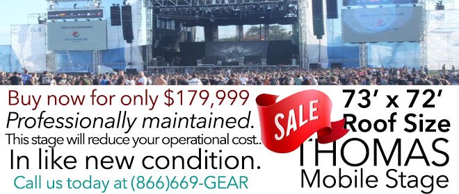 CHECK THIS OUT -> #Thomas #MobileStage! (ow.ly/78tS308l93P). GREAT DEAL! Contact us at (866) 669-GEAR. #MobileStages