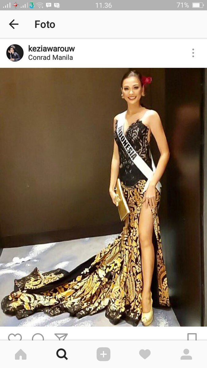 MichelLa_10's tweet photo. Indonesia bisa!  #keziawarouw #KEZIA4MU #Indonesia #MissUniverse https://t.co/5rqdF7K8gM