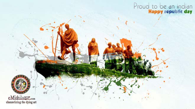 eMithilaHaat's tweet photo. We wish you all a very happy Republic Day. https://t.co/OeAu5RG9xV