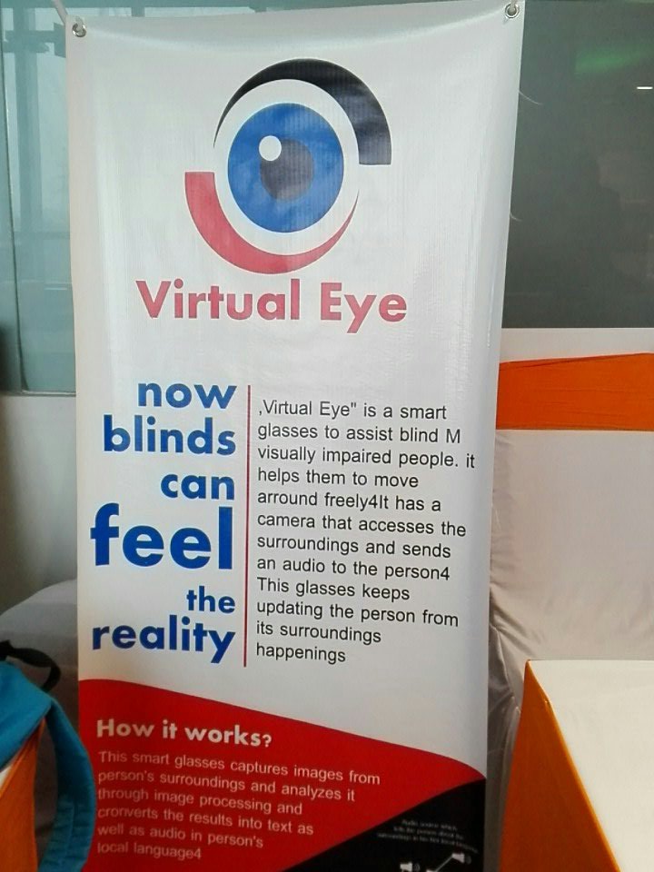 AmnaMujahid112's tweet photo. Now #blinds can #feel the reality with #smart_glasses #virtual_eye #startup lahore https://t.co/tbovJ9esW4