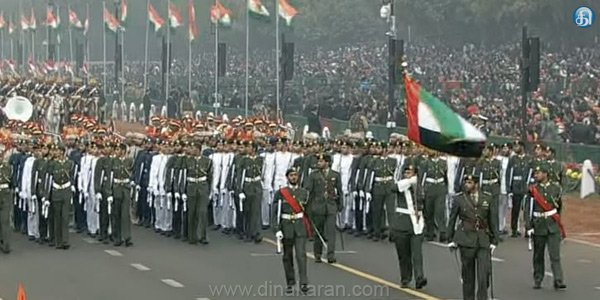 DinakaranNews's tweet photo. #RepublicDay குடியரசு தினத்தை முன்னிட்டு டெல்லியில் ஐக்கிய அரபு அமீரக ராணுவ அணிவகுப்பு
https://t.co/TyzWMvGb54 https://t.co/lbiYGouCF4