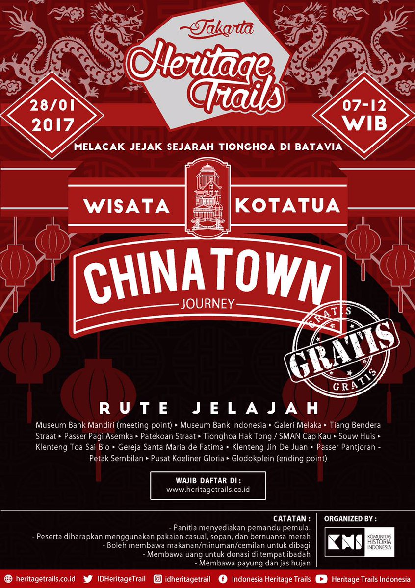 Yang ikut Haritage trails #chinatownjourney mana suaranya.... 😄