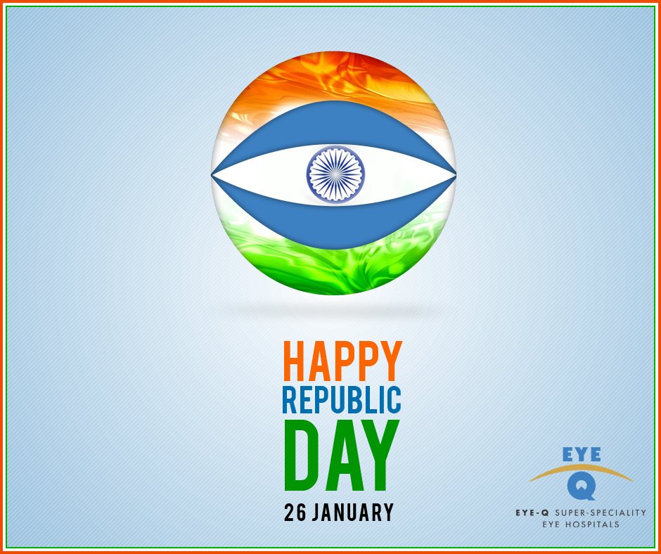 EyeQ_IN's tweet photo. Saffron for Courage, White for Purity and Green for Faith.
Add more colours to your life on this #RepublicDay with #EyeQ.
#VandeMatram https://t.co/JMjxCbrjAb