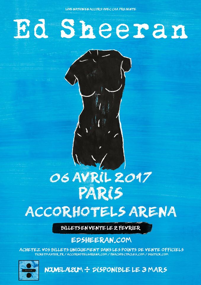 BringYourSound's tweet image. A vos agendas ! @edsheeran sera de retour pour une date unique en France le 6 avril à l'@AccorH_Arena de #Paris !