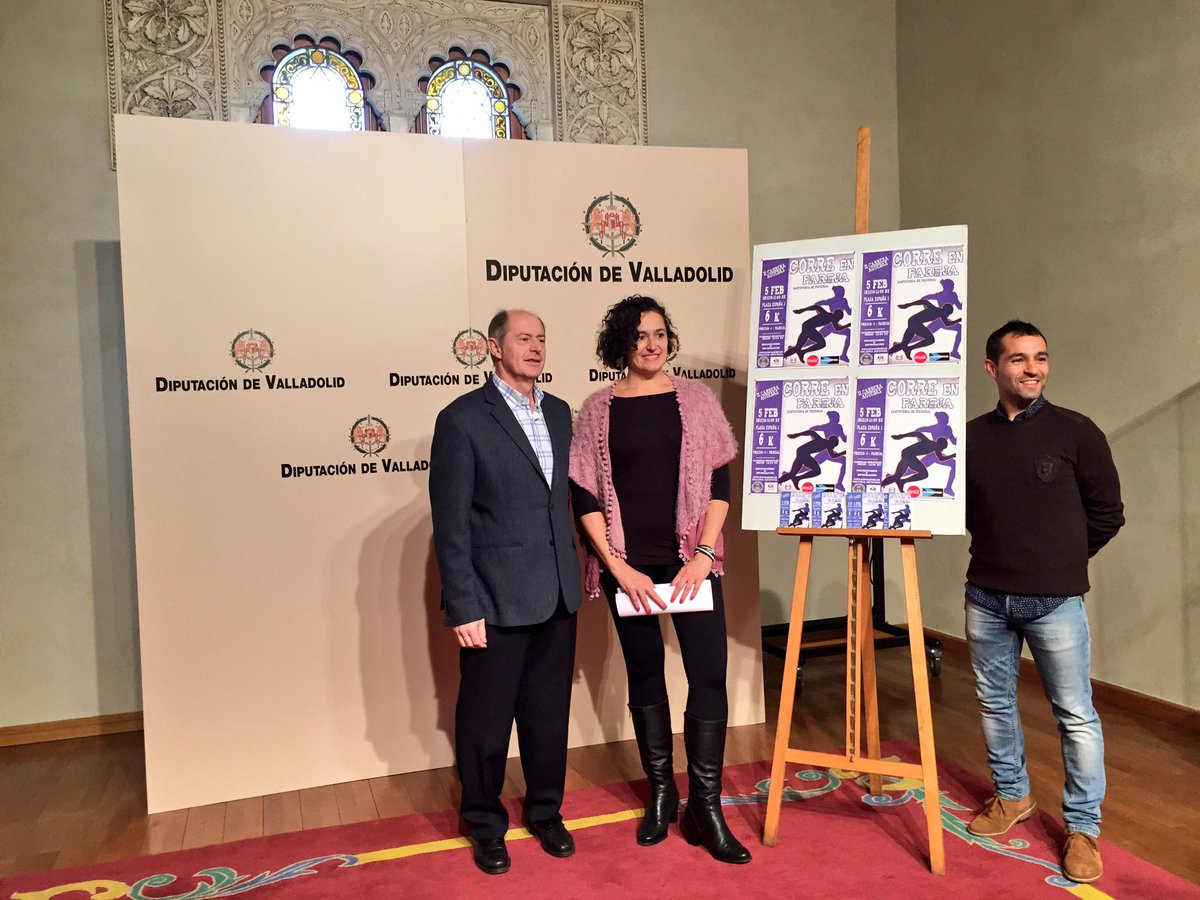 Luis Minguela <a href="/naturesther/">ESTHER MINGUEZ</a> presentan la Carrera de las Aguedas ‘Corre en pareja’ en#Santovenia <a href="/AytoSantovenia/">Ayto. de Santovenia</a> @deportesdipu <a href="/runvasport/">Runvasport Eventos</a>