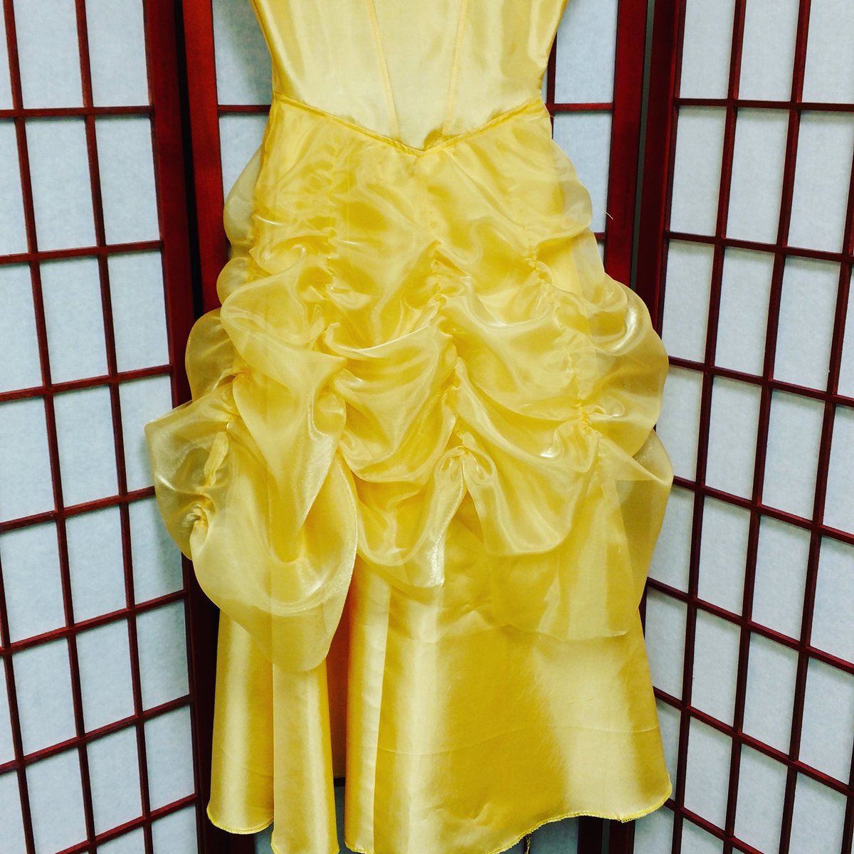 AHemandMore's tweet photo. Almost finished with this Belle dress I'm making for my niece!
#princessdress #disneyprincess #belledress #forthebirthdaygirl https://t.co/DsRT4ojaKl