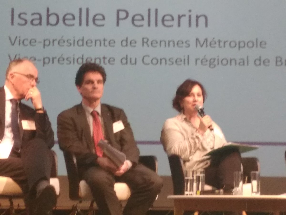 MyBeMove's tweet photo. #RdvparlementR #SmartSafeCities Isabelle Pellerin de @metropolerennes Deux projets emblématiques #RennesGrid et Smart St Sulpice la Forêt https://t.co/M8d9vX62qa