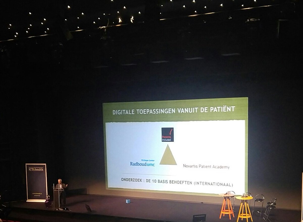 icthealth_NL's tweet photo. Cees Smit over Patiënten manifest 2021 #IHEXP2017 #ehweek https://t.co/tBNVZXibdJ