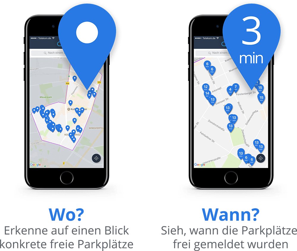 plazzparking's tweet photo. Big News! Ab jetzt könnt Ihr konkrete freie Parkplätze in unserer App sehen. Teste die neue Version bis zum Ende der Woche kostenlos!😍🚙 https://t.co/8QbK768Oda