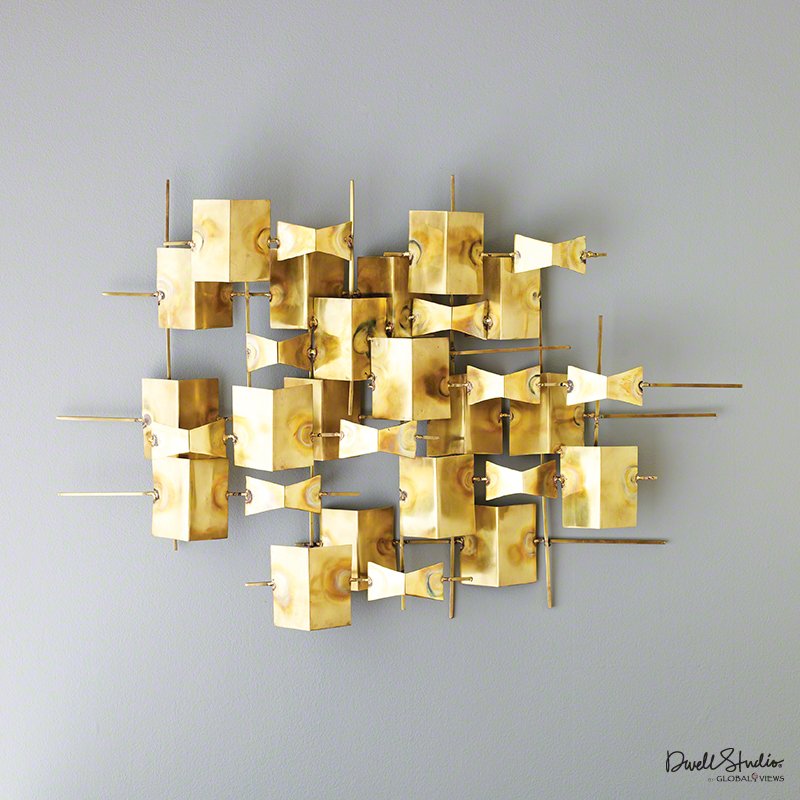 GlobalviewsMena's tweet photo. Folded brass wall decor. #InteriorDesignTrends2017 Brass will be the New Copper. The metal of choice for 2017 will be brass. https://t.co/HfDJZ25bIW