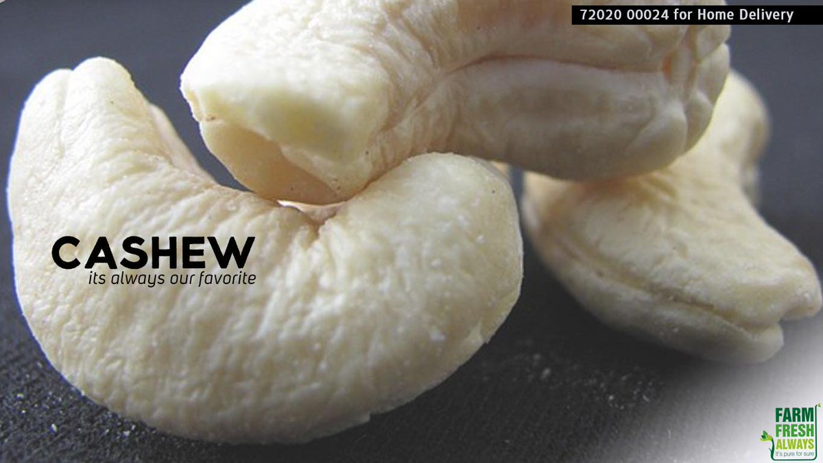 FarmFreshAlways's tweet photo. Avail your most favourite cashews today…!!! 
With FarmFreshAlways Home Delivery is FREE*.
(*Free Home Delivery on all orders above Rs. 249) https://t.co/T4Bqh3Q5Jj