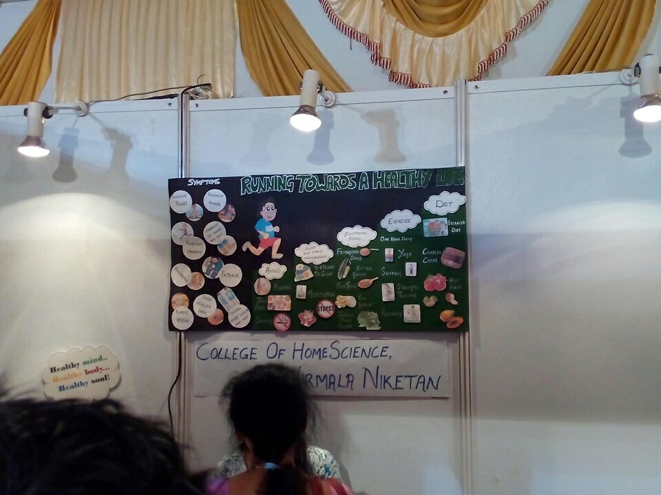 DiabetesMela's tweet photo. Nutri station! One stop sopution to your diabetes! College of home science nirmala niketan # diabetesmela #diabetesversuswe https://t.co/xkpgIVVwmt