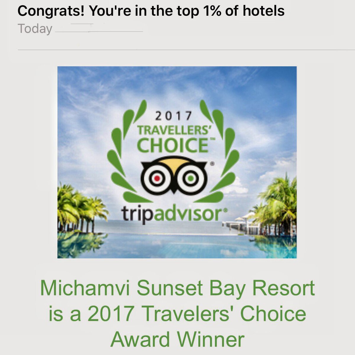 Michamvi Sunset Bay tweet media