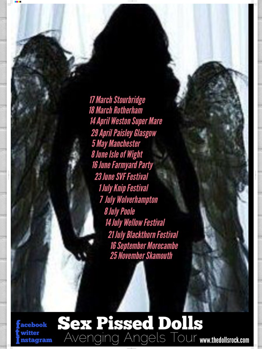 realsmithpaul's tweet photo. AVENGING ANGELS. Some dates for your diary. https://t.co/eY6L2VvPFw