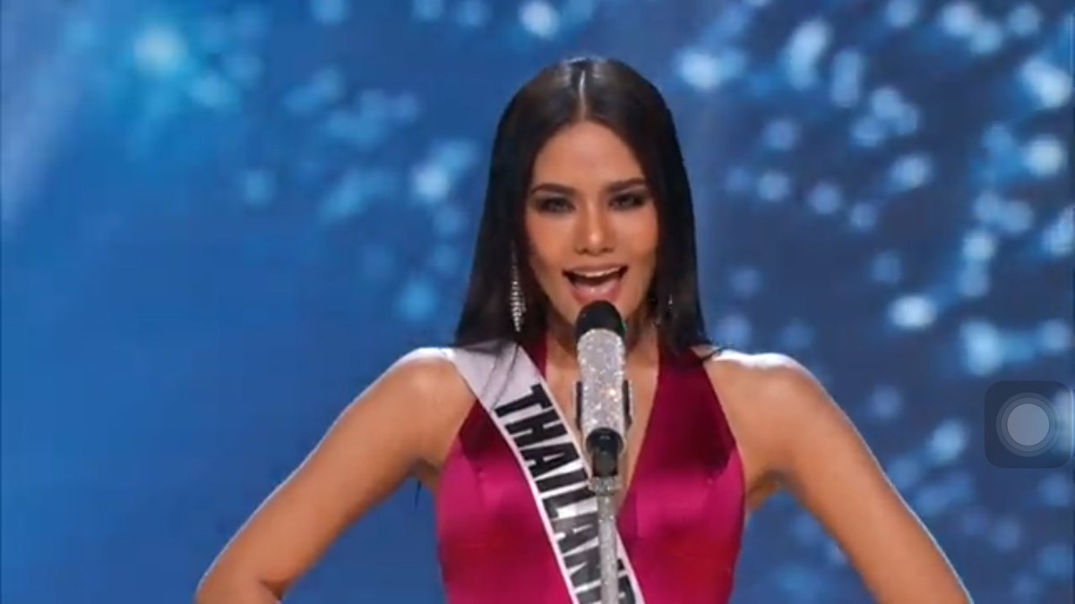 Kaporzung's tweet photo. ชลิตา ส่วนเสน่ห์ ท๊ายแลนนนนนด์ #MissUniverse #Thailand https://t.co/KCBUIcY1Ww