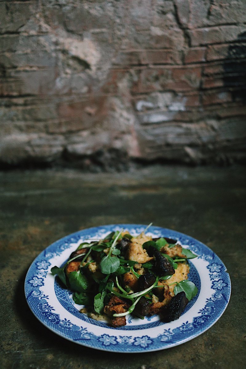 JANUARY BRUNCH // Mushroom + Crispy Polenta Hash on the sharing menu at this weekend's brunch. Get your tickets NOW: aruleoftum.com/bookshop