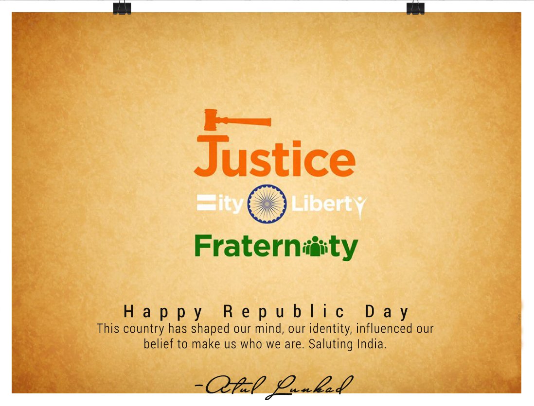 Atul_Lunkad's tweet photo. May our dream of a better tomorrow come true.
Happy Republic Day.
#RepublicDay #VandeMataram https://t.co/aX3pf2fTh8