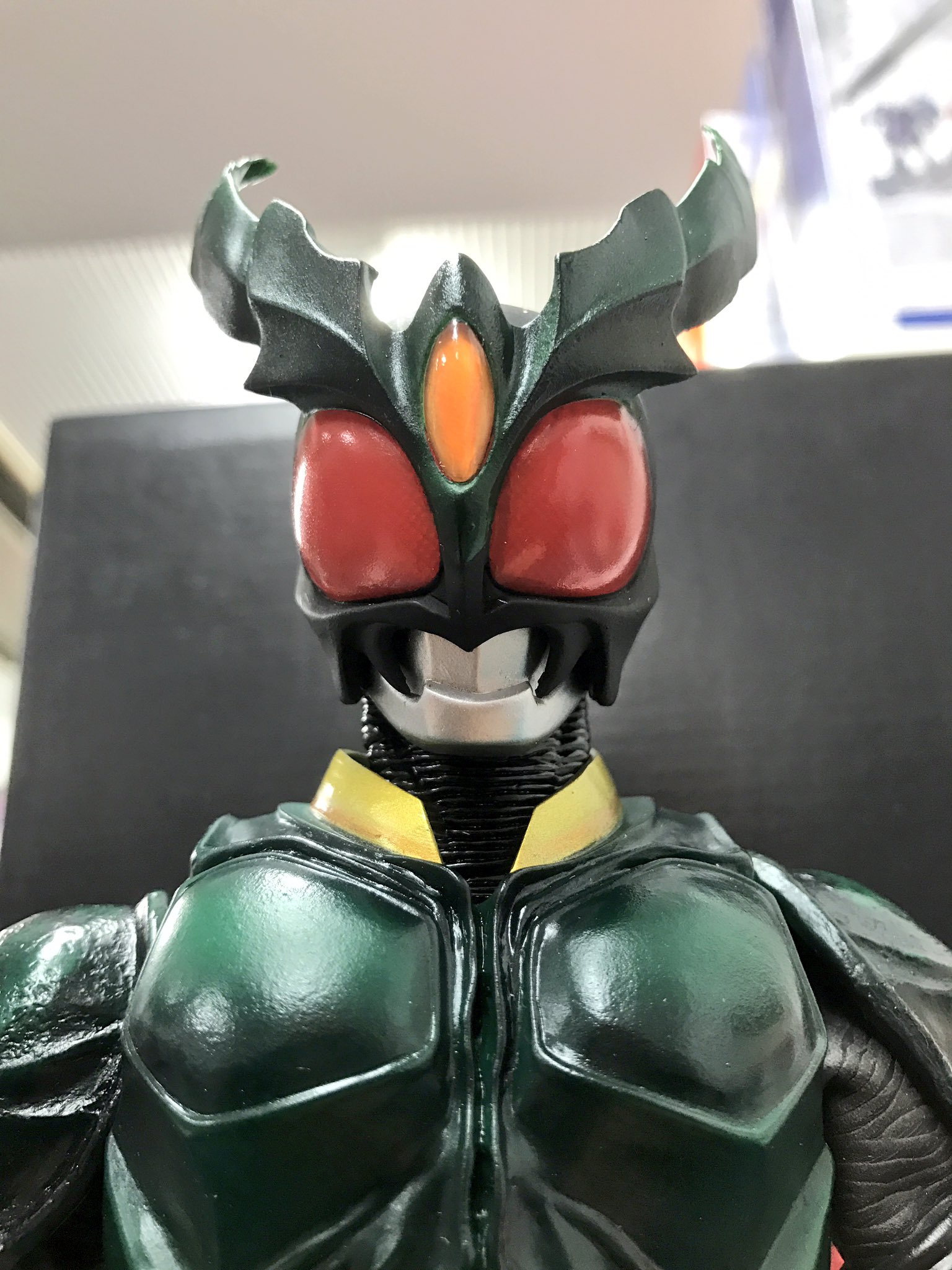 ジャングル 秋葉原2号店 1号店 Thm 28 仮面ライダーギルス 入荷しております ギルスの生物らしさを損なわず 可動フィギュアとスーツ感を 再現しております 仮面ライダー アギト