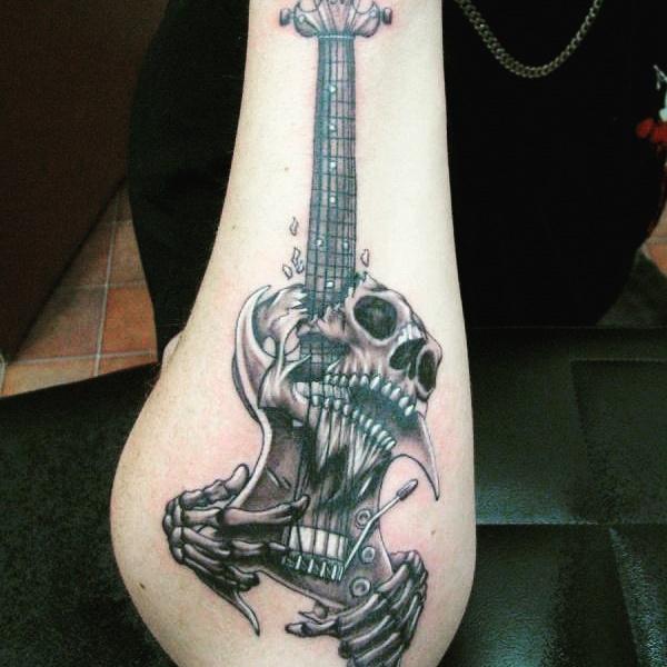 skeleton playing guitar tattoo mexican tattooTikTok Search
