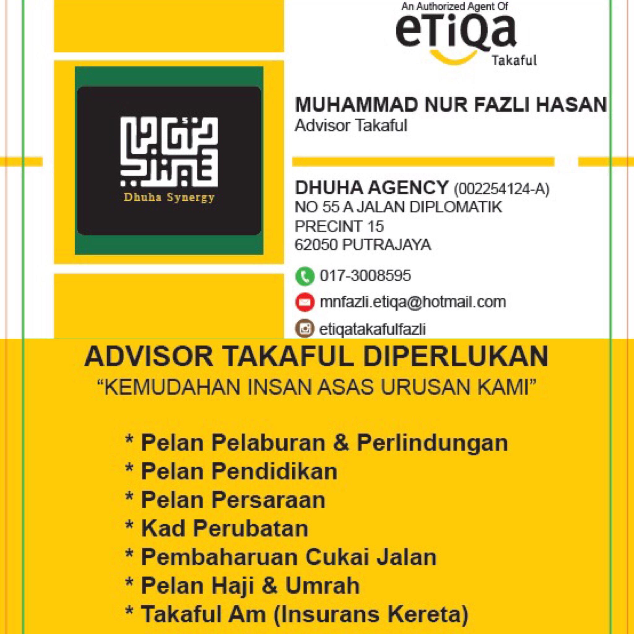 Etiqa takaful medical card