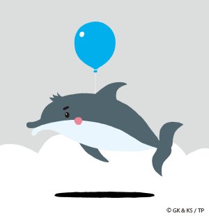 ふうせんいぬティニー 公式 明日のふうせんいぬティニー で登場するキャラクターはドルフィー Cv 古城望さん サメ Cv 宇垣秀成さん です 可愛いイルカと怖いサメのお話