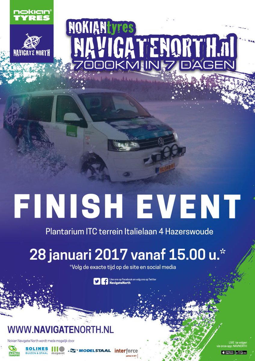 MediaCenterRdam's tweet photo. Marcel Jansen #PutsePolarExpress werd verrast op weg naar de #Noordkaap! 💙https://t.co/OX9MuIlcO9 #vaderzoon #NavigateNorth #zaterdagfinish https://t.co/LtlNGvSVYu