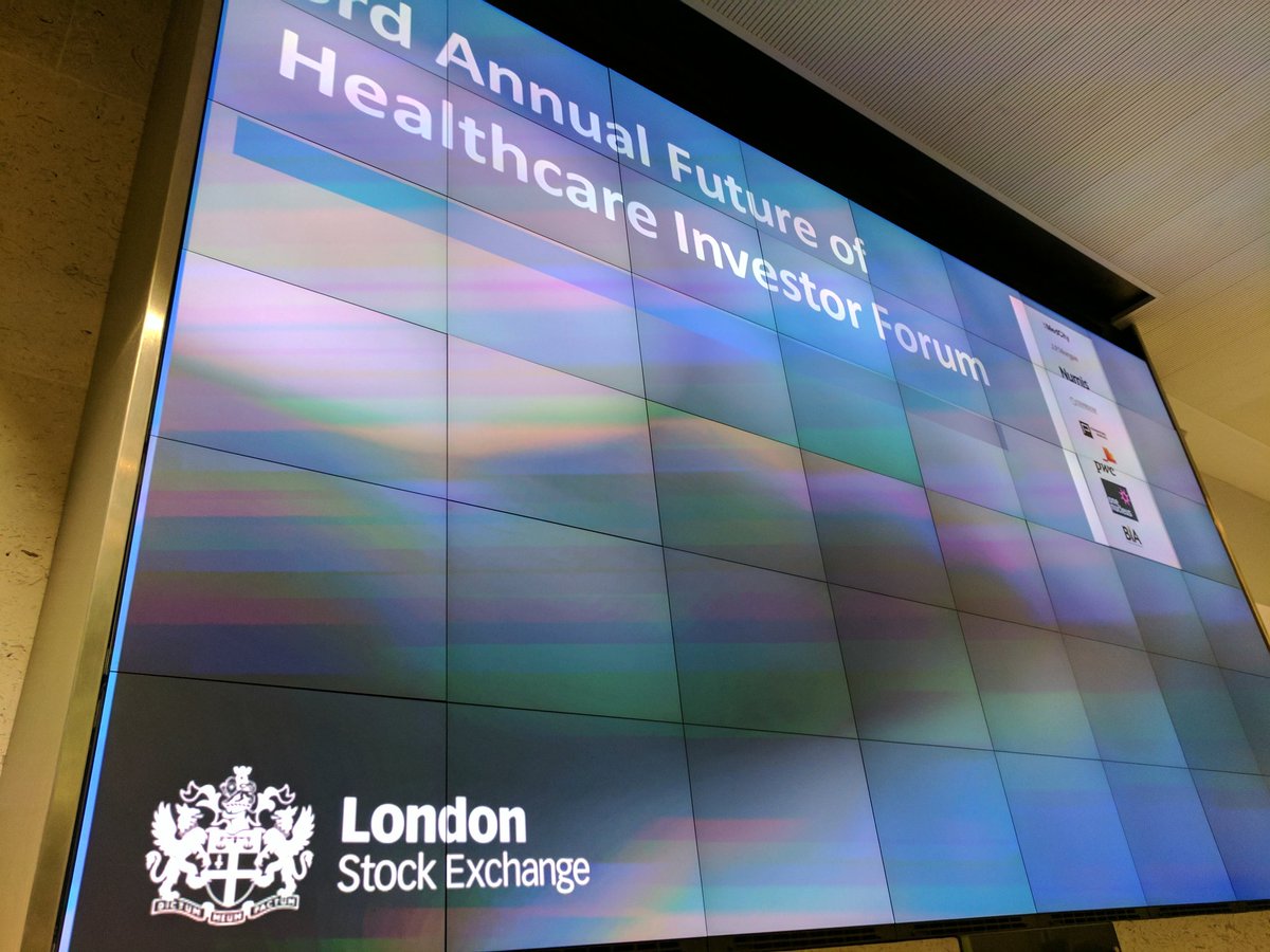 mr_james_c's tweet photo. Kicking off the 3rd Annual Future of Healthcare Investor Forum at @LSEplc #fhif2017 https://t.co/ytZjl4ZP4t