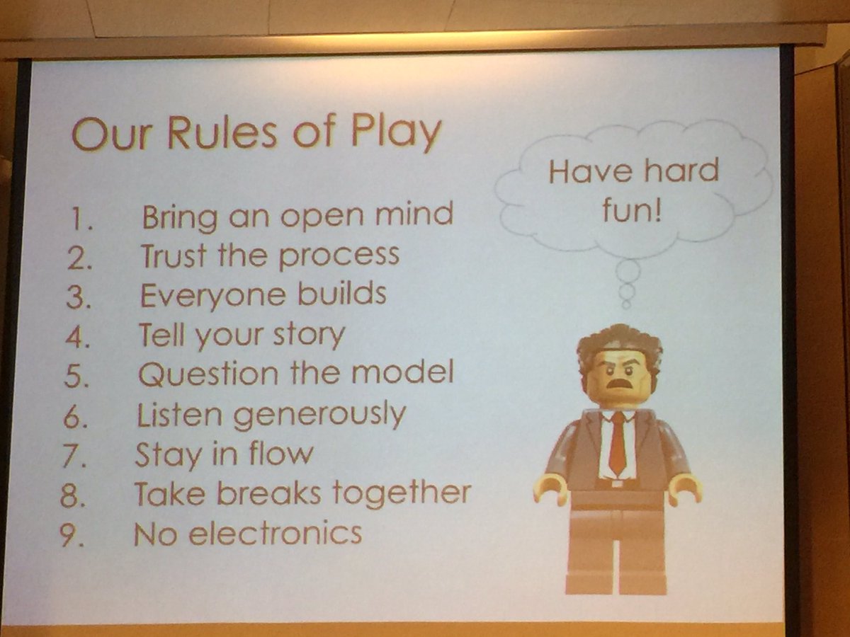 totoroki's tweet image. Rules for #lego #seriousplay from #leanchangemanagement workshop with @jasonlittle
