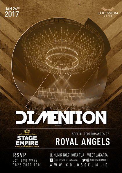TheBeatJakarta's tweet photo. Stage Empire with Dimention and Royal Angels tonight @ColosseumJKT https://t.co/jwr2aYAfZx