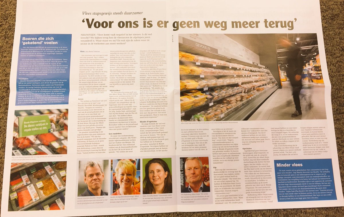 Vlees stapsgewijs steeds duurzamer. #PLUS is één van de koplopers, aldus <a href="/Dierenbescherm/">Dierenbescherming</a>