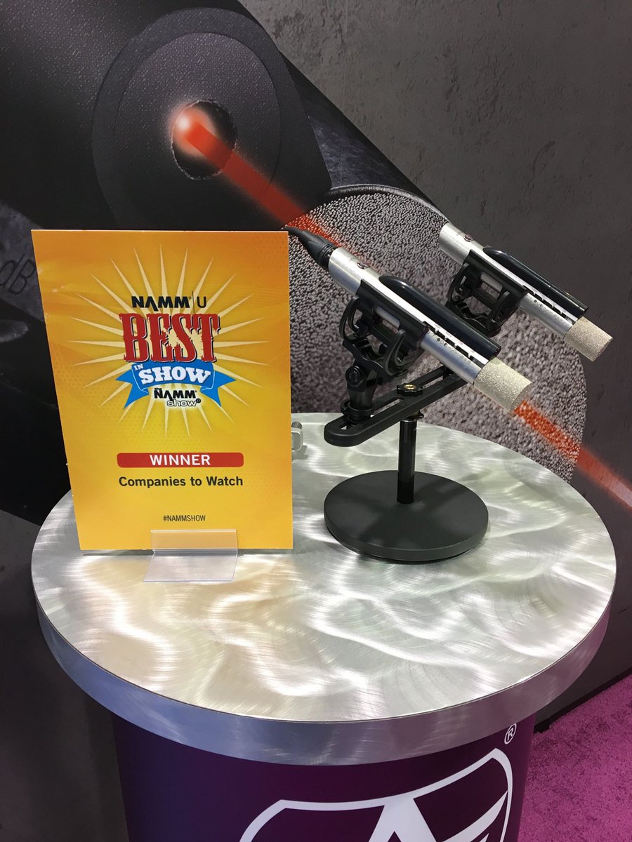 astonmics_pl's tweet photo. Najlepsi na @NAMMShow 2017 - najważniejsze targi w branży muzycznej na świecie, a @astonmics_pl BEST IN SHOW! Idealnie :) https://t.co/NcYF43ybV9