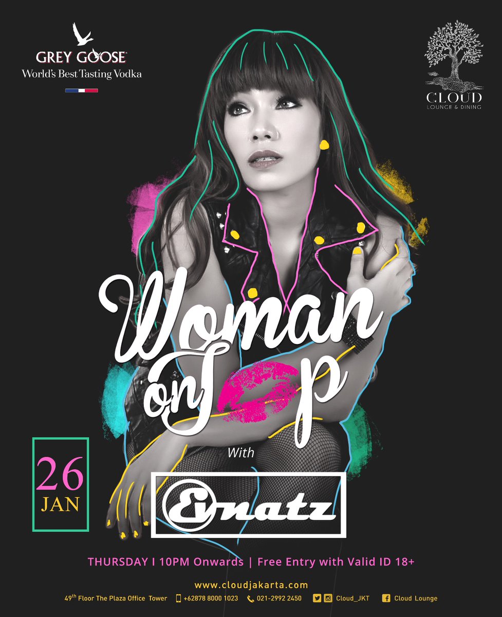 TheBeatJakarta's tweet photo. Woman On Top tonight @Cloud_JKT https://t.co/nMht7jT76b
