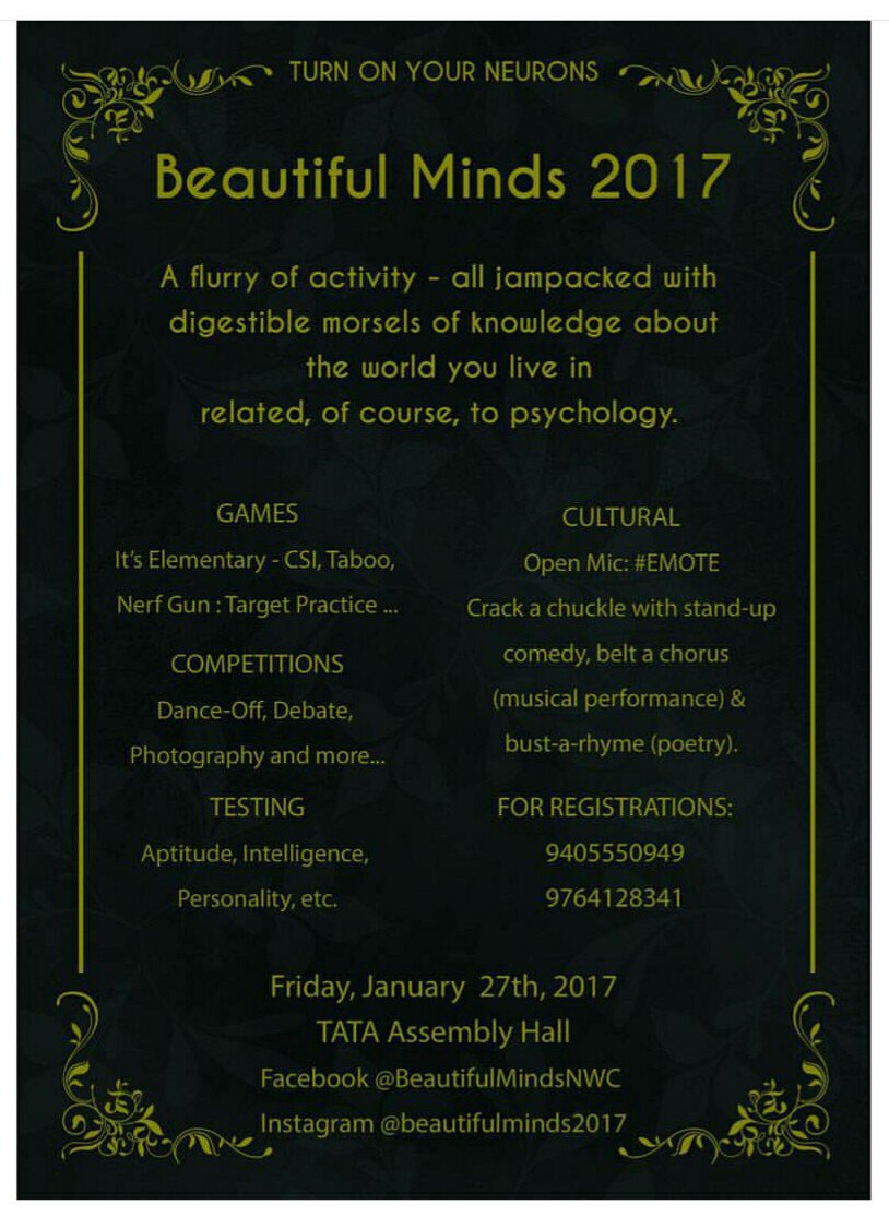 StandUpFeverr's tweet photo. We are happy to be associated with Beautiful Minds 2017 and will be hosting their open-mic event.

This is going to be fun #Pune!! https://t.co/aD89jbs0NQ