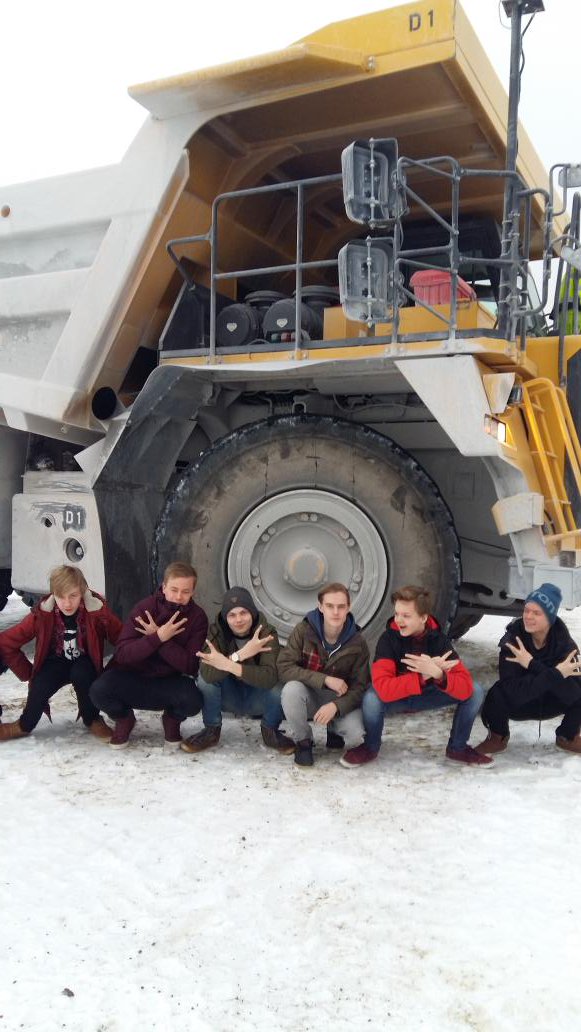 #meijänkoulu retkeilee kaivosalueella