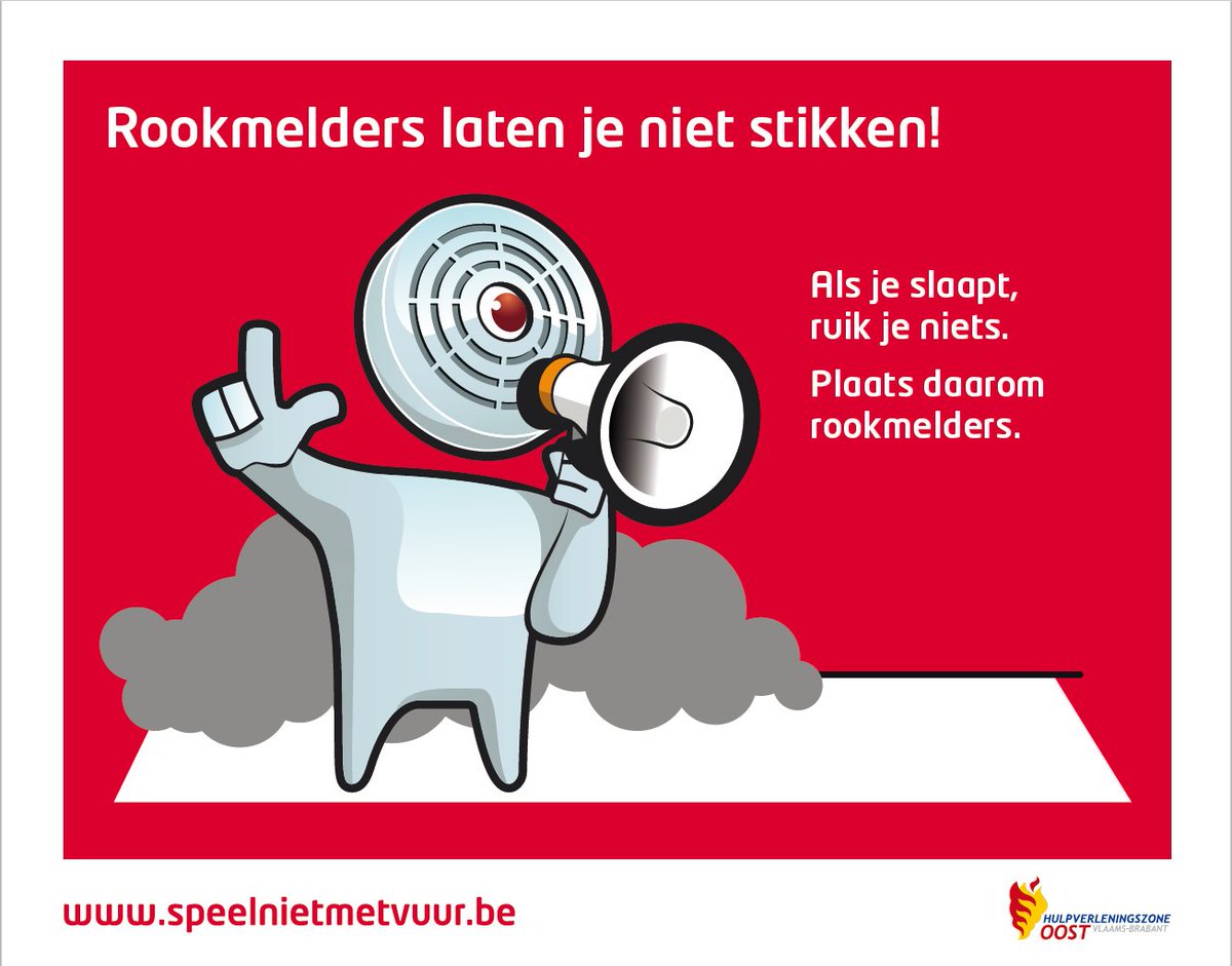 Haal rookmelders in huis want zonder is het niet pluis! #gedichtendag  #brandveiligheid #ElkeSecondeTelt
