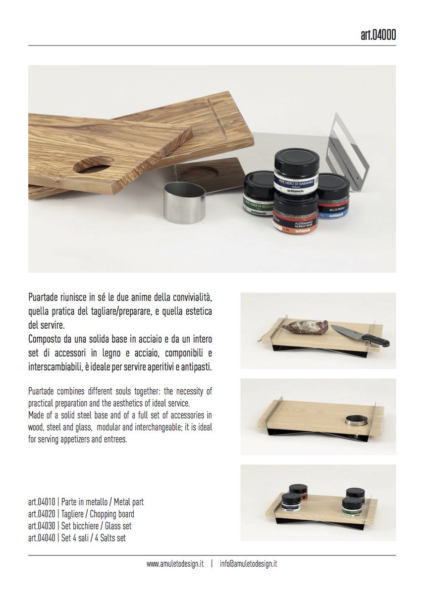 ilmioamuleto's tweet photo. Vassoio multifunzione!
#amuletodesign #amuletosteeldesign #steeldesign #HOMI17 #homi #fieramilano https://t.co/4ON65VxEK8