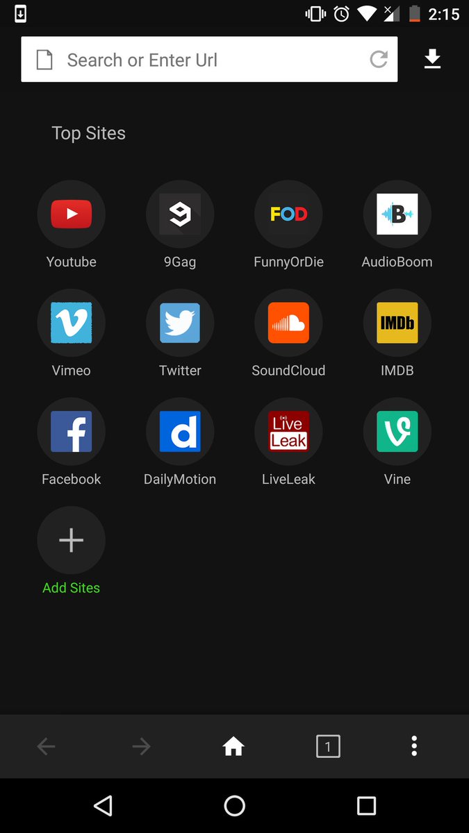 videoderandroid's tweet image. Nightmode in #videoder with upgraded browser. Coming soon.