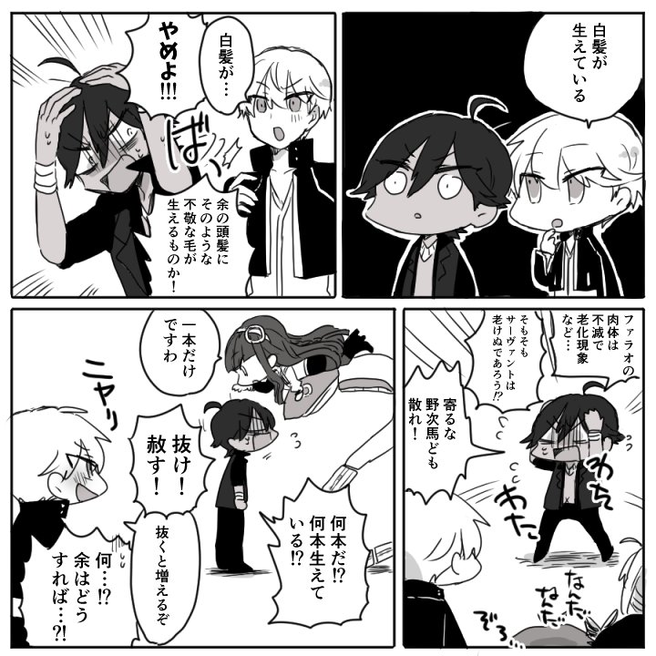 オジと白髪 