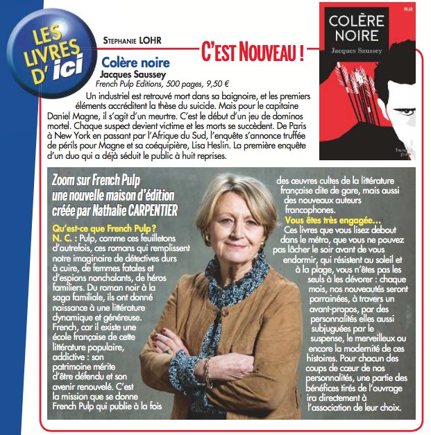 frenchpulp's tweet photo. #Presse 🗞 • À lire cette semaine dans #IciParis. #FrenchPulp 🔴⚫️ https://t.co/Ja7Nv23mHO