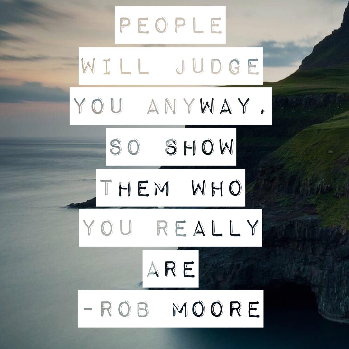 robprogressive's tweet image. People will judge you anyway, so show them who you really are